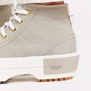 Adidas Nizza Trek Gray Size 6.5 Platforms